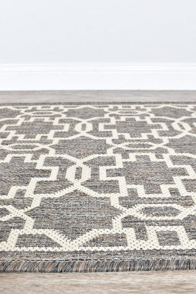 Alaska Brown Cream Rug | Treasures of Turkey