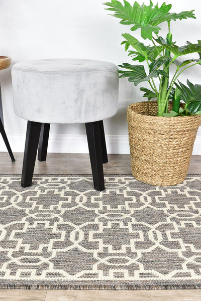 Alaska Brown Cream Rug | Treasures of Turkey