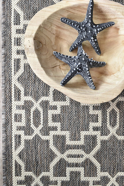 Alaska Brown Cream Rug | Treasures of Turkey