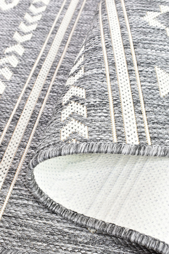 Alaska Grey Cream Rug 3333 | Treasures of Turkey