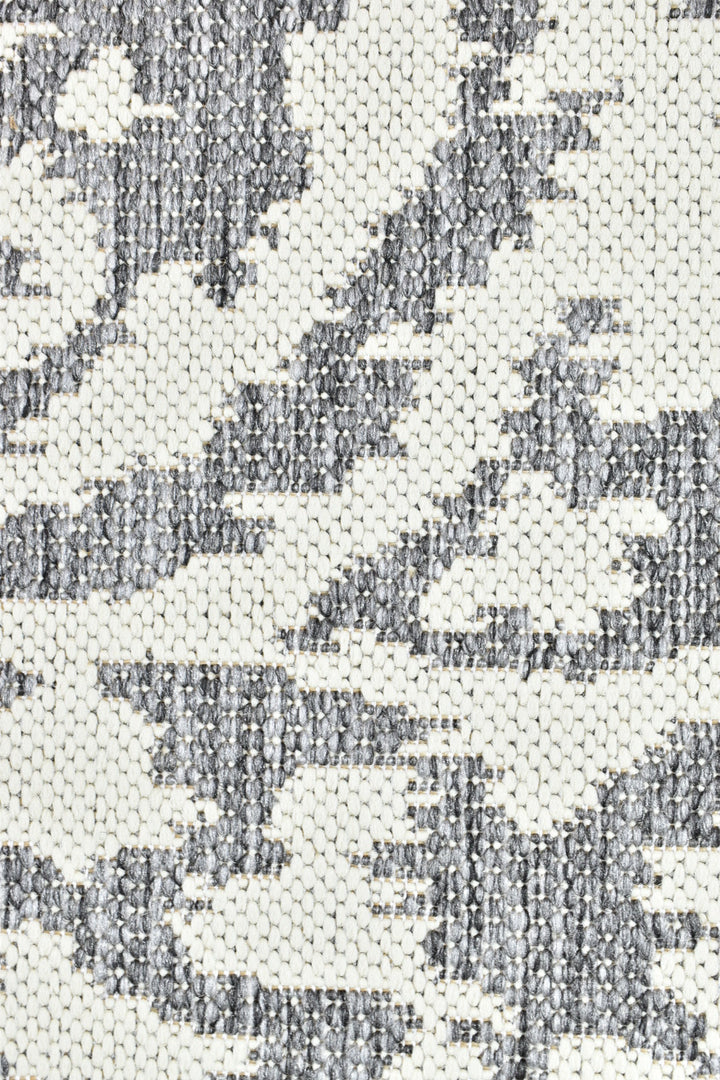 Alaska Grey Cream Rug - Turkish-inspired indoor/outdoor rug from Treasures of Turkey