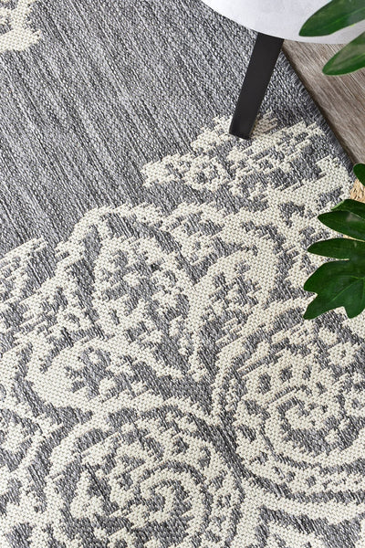 Alaska Grey Cream Rug 5605-GU6E