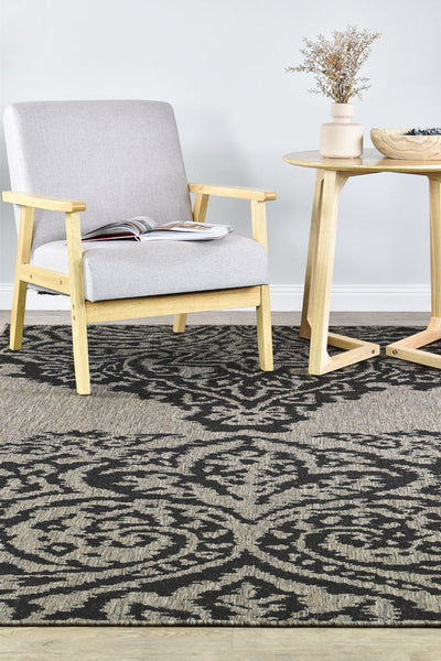 Alaska Brown Black Rug | Treasures of Turkey