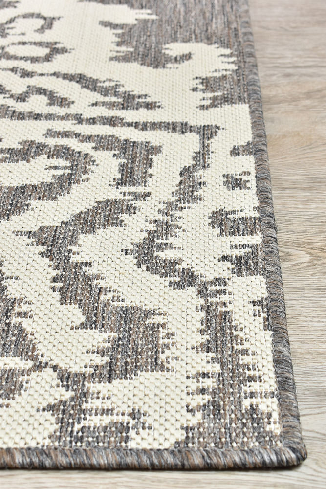 Alaska Brown Cream Rug | Treasures of Turkey