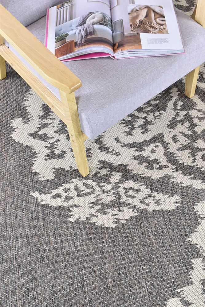 Alaska Brown Cream Rug | Treasures of Turkey