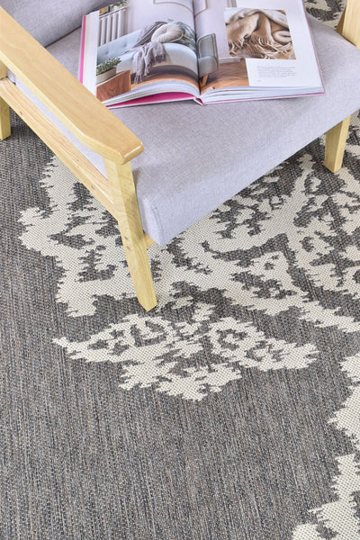Alaska Brown Cream Rug | Treasures of Turkey