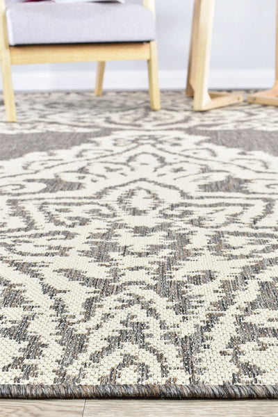 Alaska Brown Cream Rug | Treasures of Turkey