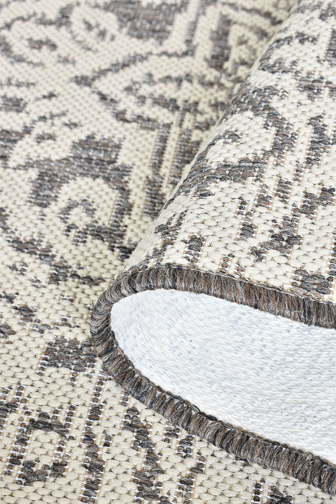 Alaska Runner Brown Cream 5605 | Treasures of Turkey