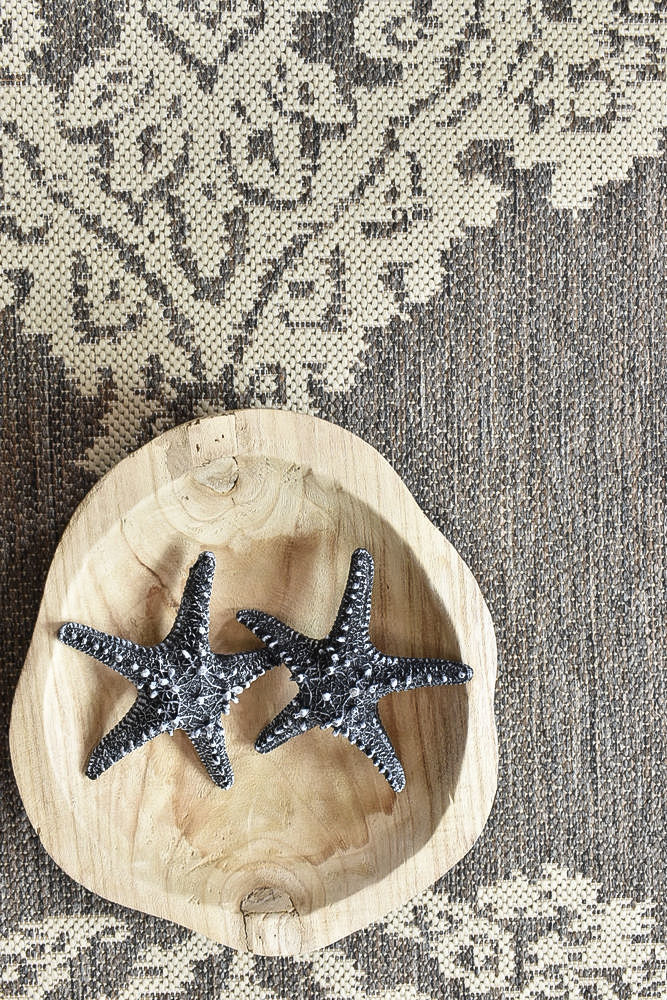 Alaska Runner Brown Cream 5605 | Treasures of Turkey