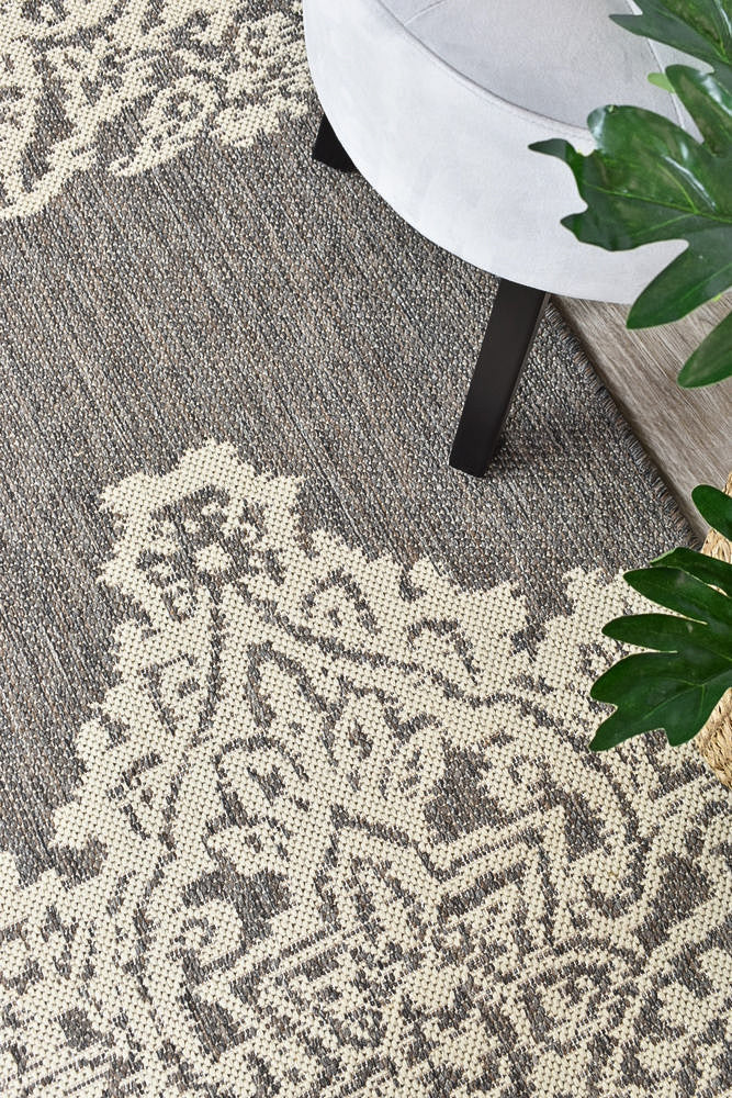 Alaska Runner Brown Cream 5605 | Treasures of Turkey