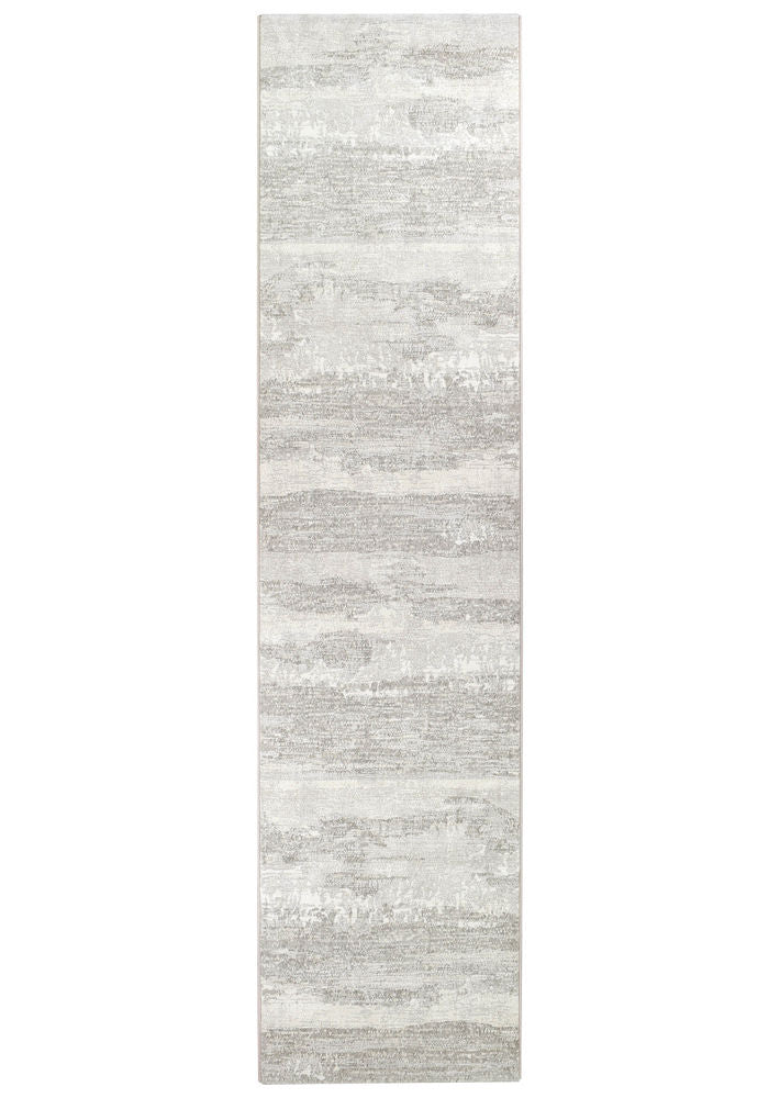 Contemporary Cove Dune Beige Runner - Turkish-inspired hallway runner rug from Treasures of Turkey