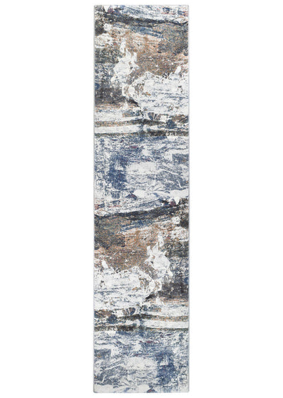 Contemporary Cove River Rock Runner