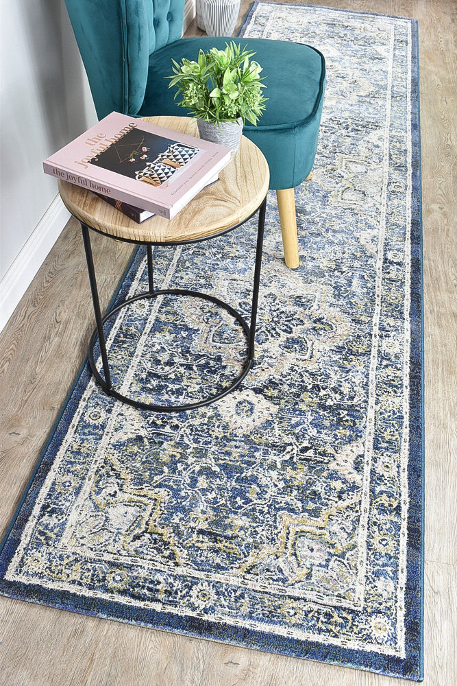 Contemporary Cove Runner - Turkish-inspired hallway runner rug from Treasures of Turkey