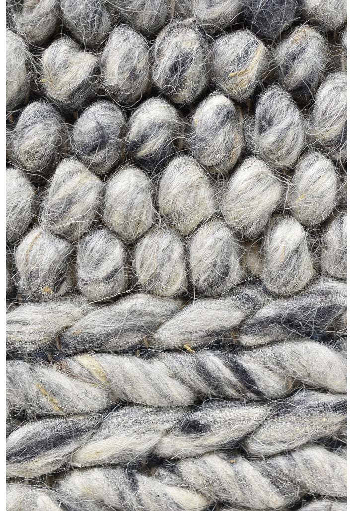 Normandy Grey Rug - Turkish-inspired flatweave rug from Treasures of Turkey