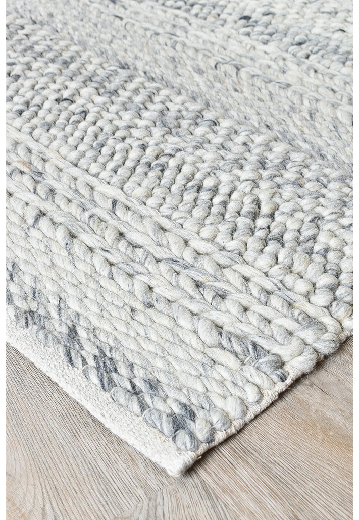 Normandy Ivory Rug - Turkish-inspired flatweave rug from Treasures of Turkey