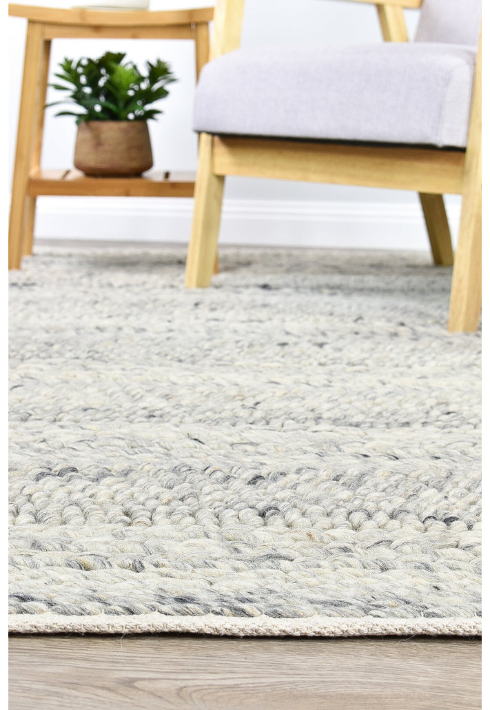 Normandy Ivory Rug - Turkish-inspired flatweave rug from Treasures of Turkey