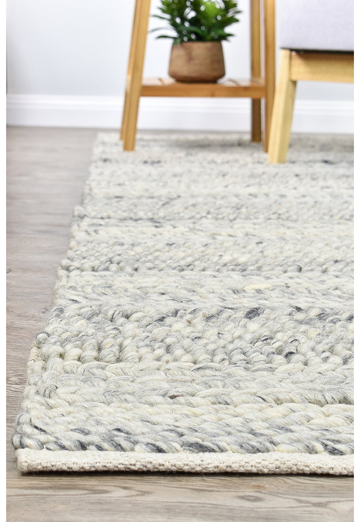 Normandy Ivory Rug - Turkish-inspired flatweave rug from Treasures of Turkey
