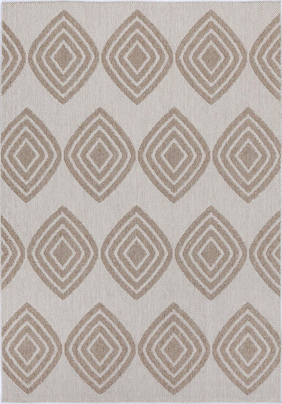 Maldives Modern Indoor/Outdoor Beige Rug (New landed)