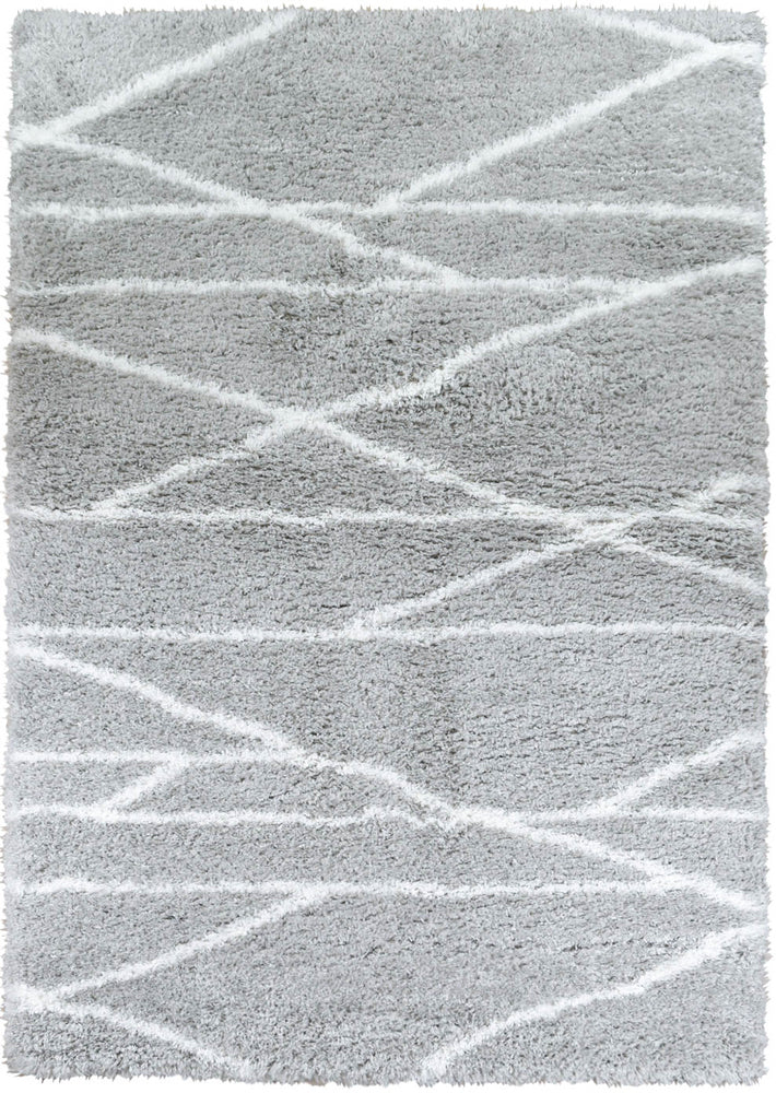 Cobi Light Grey Rug - Turkish-inspired shaggy rug from Treasures of Turkey