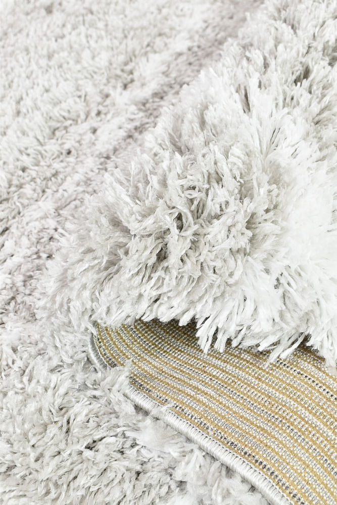 Cobi Light Grey Rug - Turkish-inspired shaggy rug from Treasures of Turkey