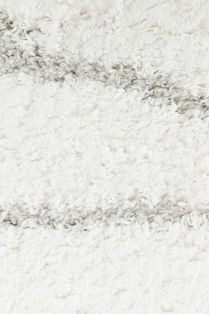 Cobi White Rug - Turkish-inspired shaggy rug from Treasures of Turkey