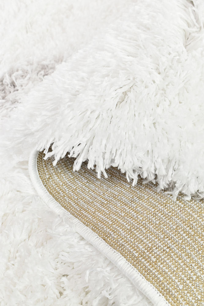 Cobi White Rug - Turkish-inspired shaggy rug from Treasures of Turkey