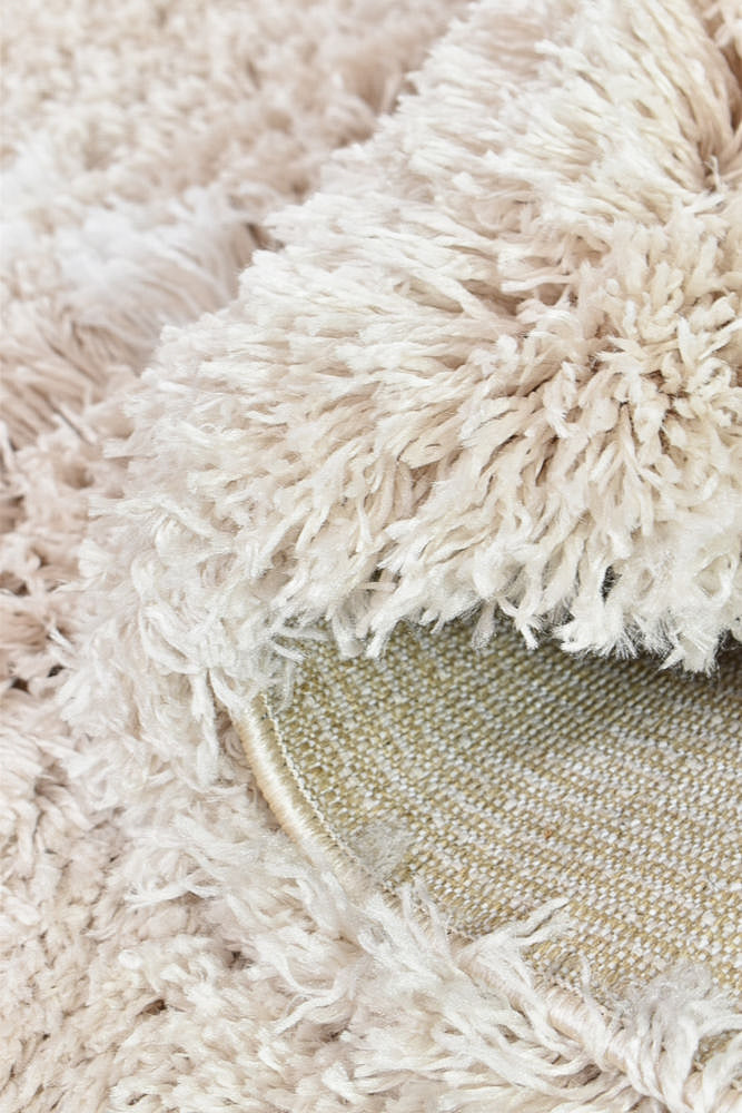 Cobi Beige Rug - Turkish-inspired shaggy rug from Treasures of Turkey