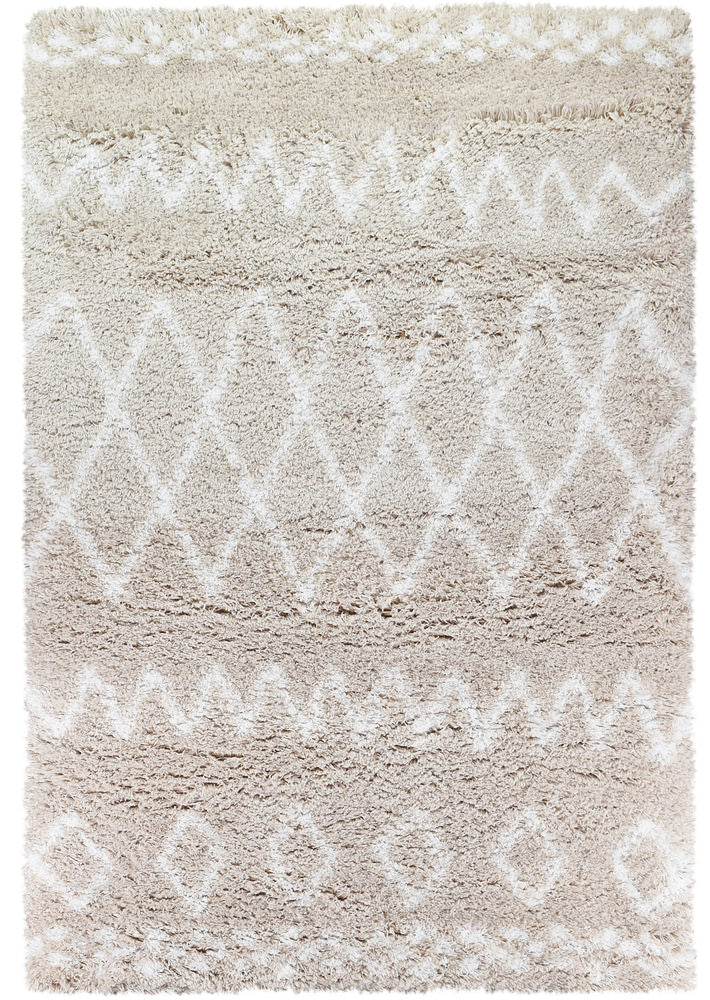 Cobi Beige Rug - Turkish-inspired shaggy rug from Treasures of Turkey