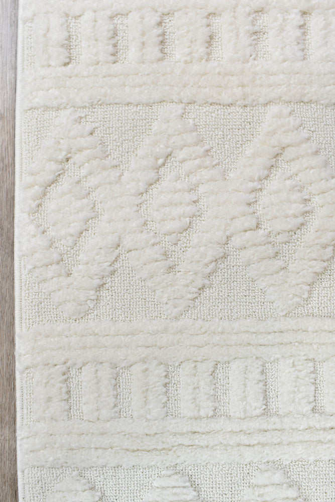 August Cream Modern Patterned Rug – Treasures of Turkey Australia