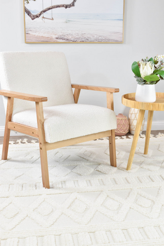 August Cream Modern Patterned Rug – Treasures of Turkey Australia