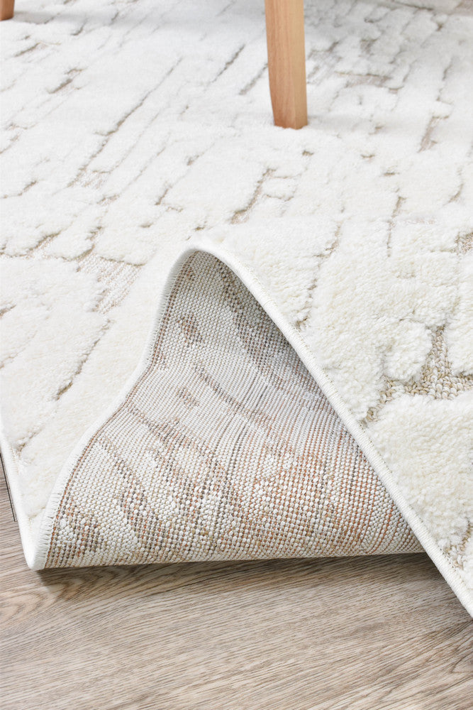 August Cream Plush Carved Modern Rug – Treasures of Turkey Australia