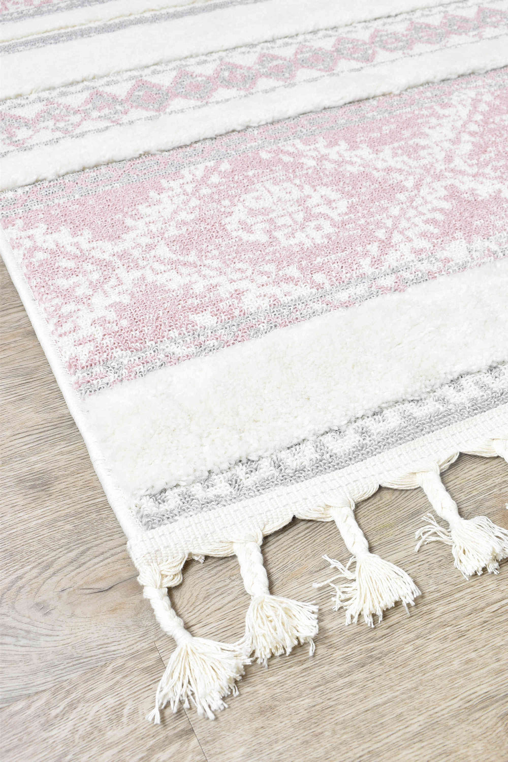 August Pink Rug - Turkish-inspired modern rug from Treasures of Turkey