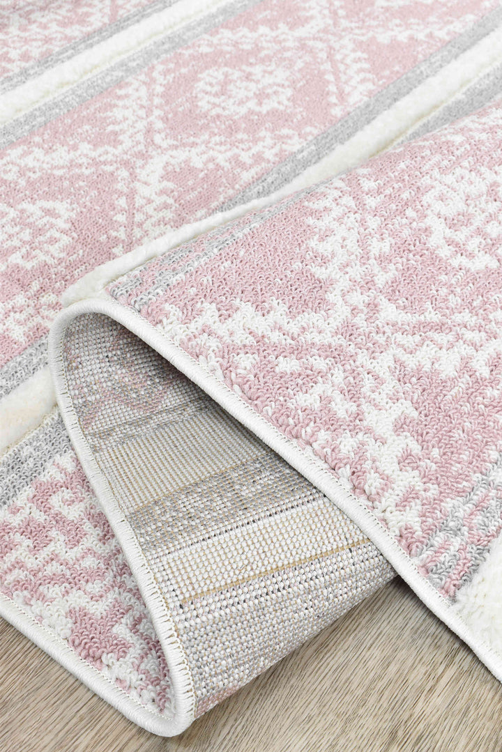 August Pink Rug - Turkish-inspired modern rug from Treasures of Turkey