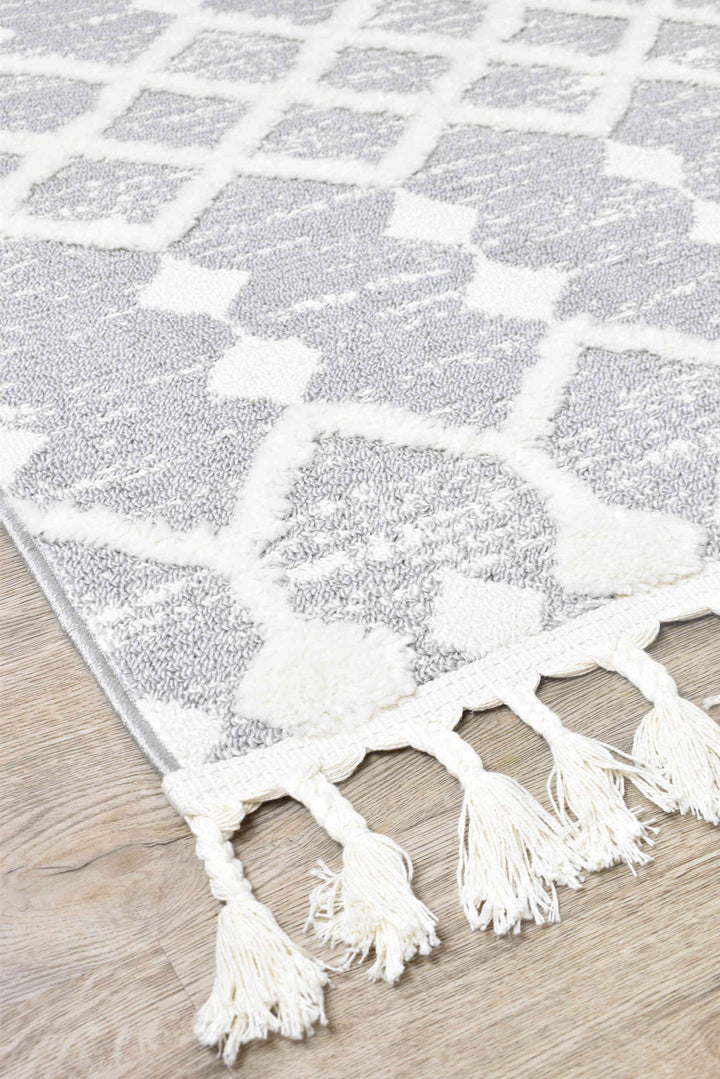 August Grey Rug - Turkish-inspired modern rug from Treasures of Turkey