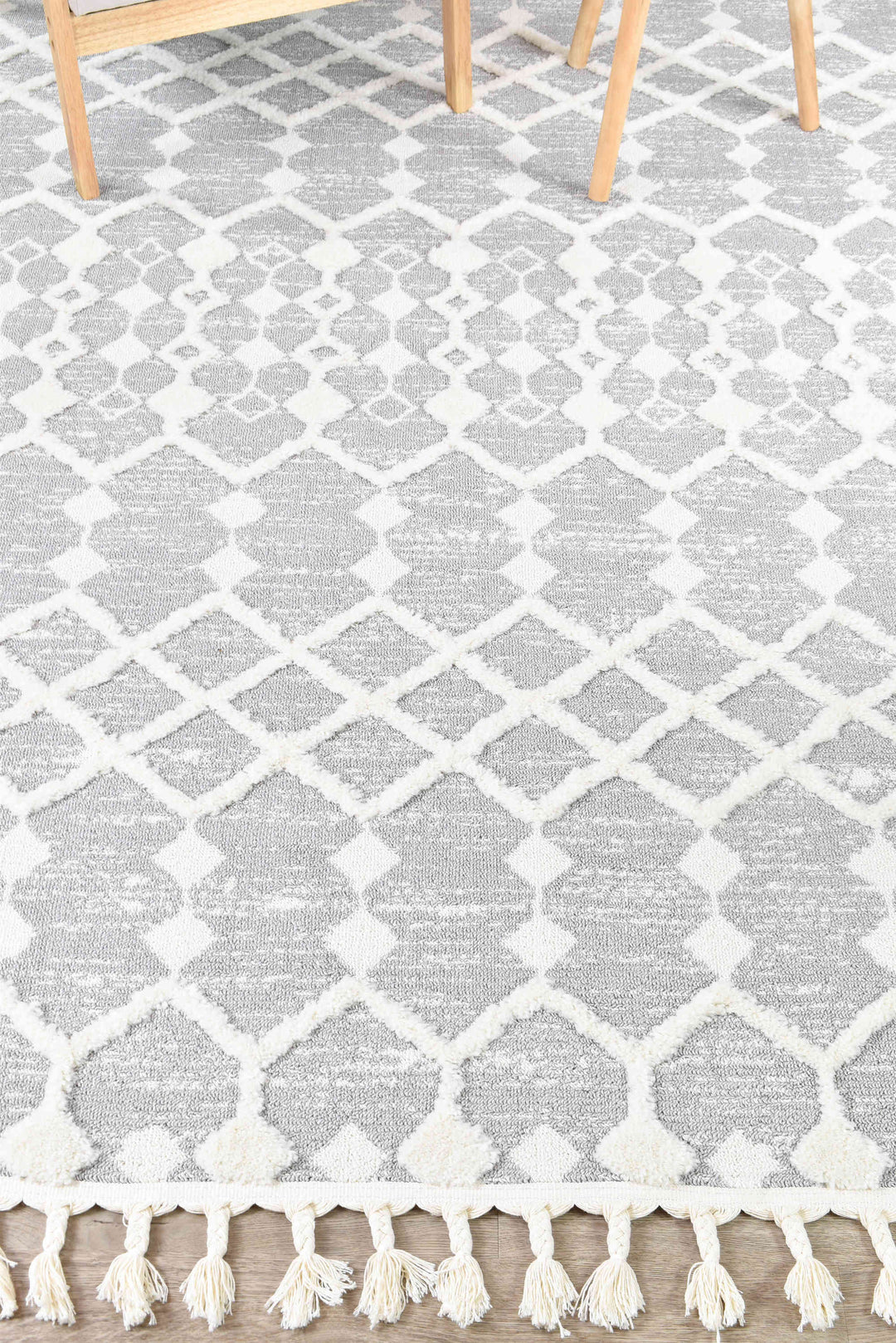 August Grey Rug - Turkish-inspired modern rug from Treasures of Turkey
