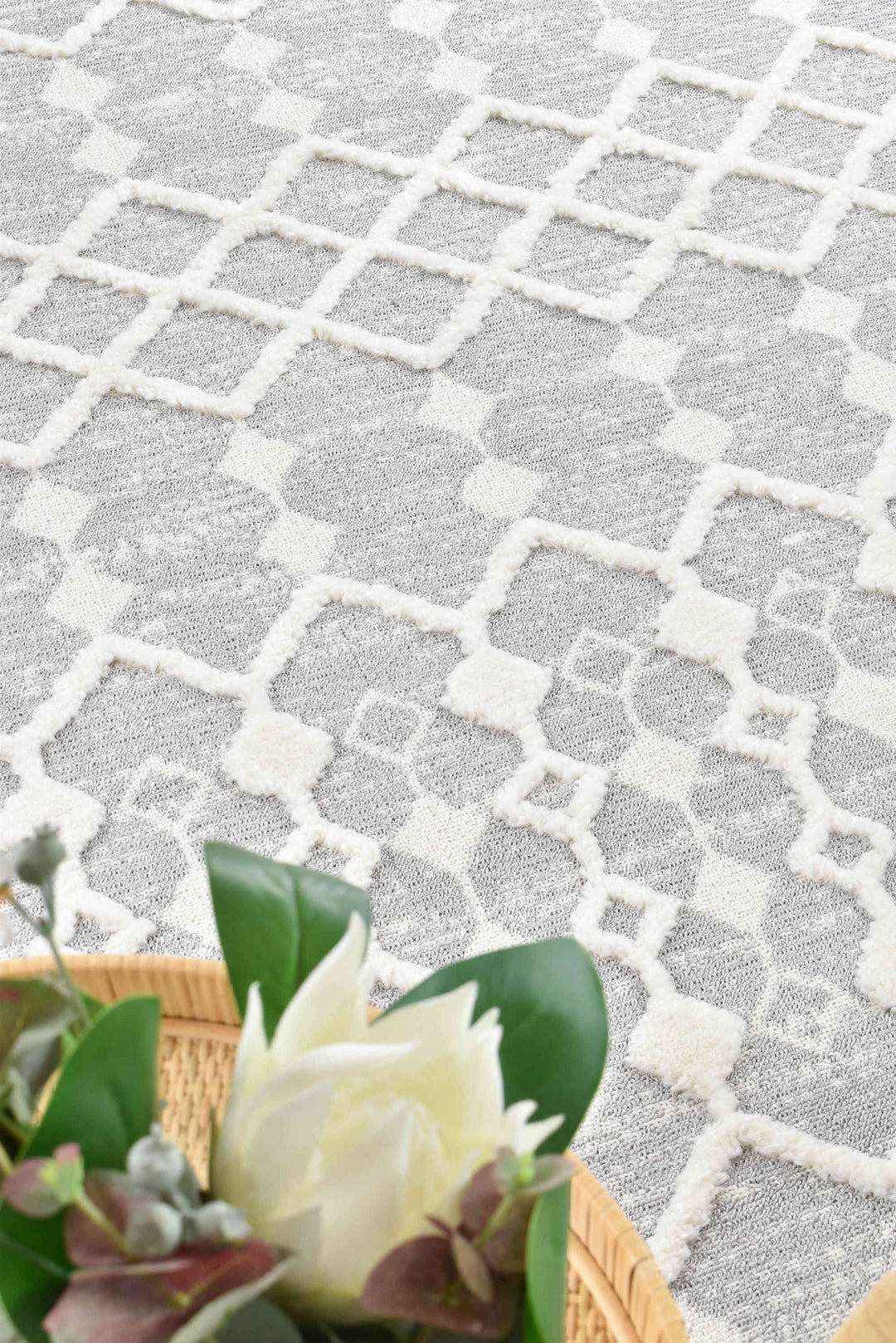 August Grey Rug - Turkish-inspired modern rug from Treasures of Turkey