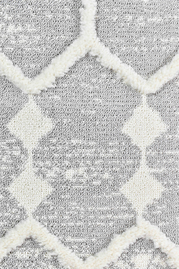 August Grey Rug - Turkish-inspired modern rug from Treasures of Turkey