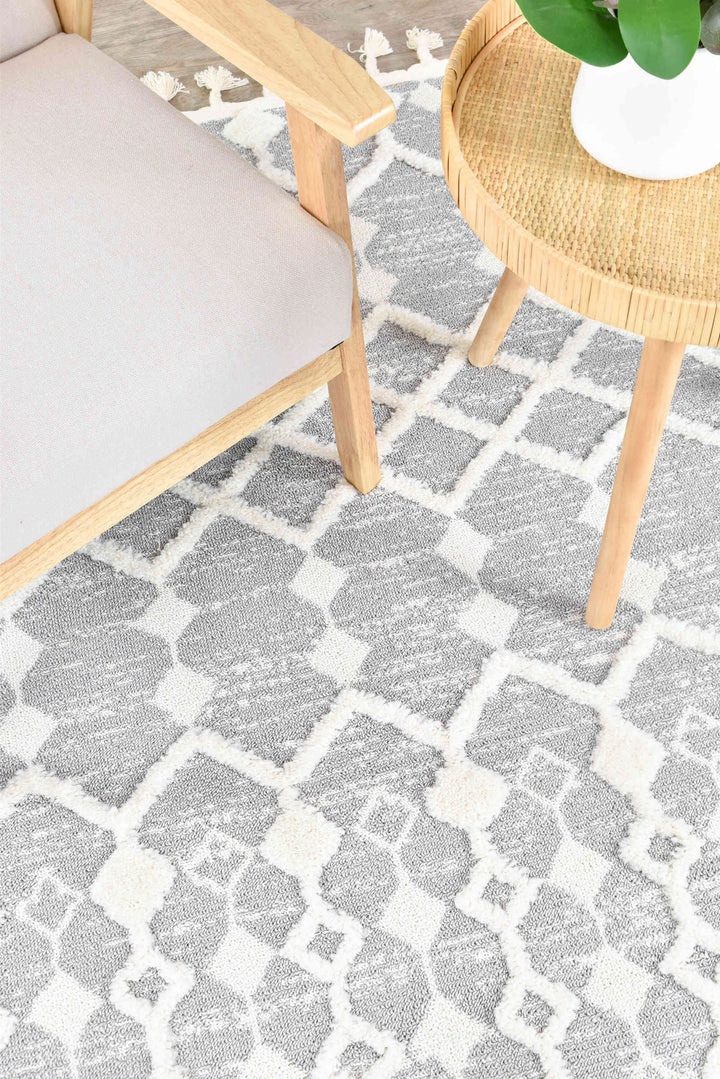 August Grey Rug - Turkish-inspired modern rug from Treasures of Turkey