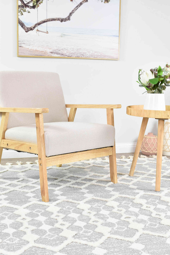 August Grey Rug - Turkish-inspired modern rug from Treasures of Turkey