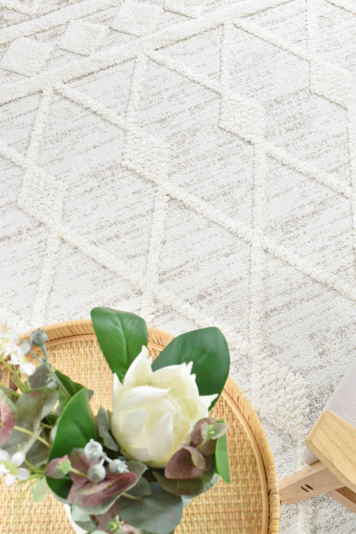 August Natural Rug - Turkish-inspired modern rug from Treasures of Turkey