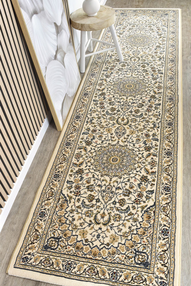 Decora Beige Rug - Turkish-inspired traditional rug from Treasures of Turkey