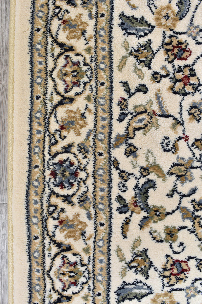 Decora Beige Rug - Turkish-inspired traditional rug from Treasures of Turkey