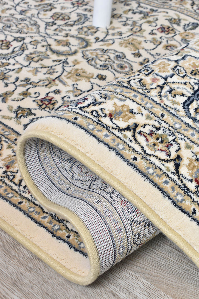 Decora Beige Rug - Turkish-inspired traditional rug from Treasures of Turkey