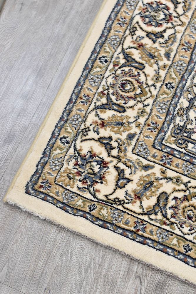 Decora Beige Rug - Turkish-inspired traditional rug from Treasures of Turkey