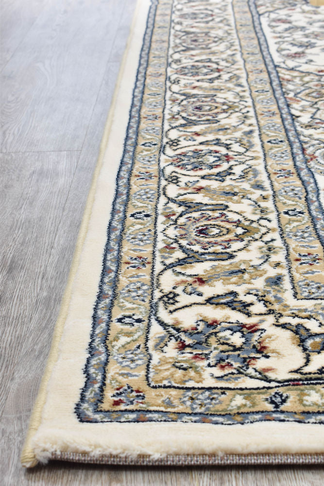 Decora Beige Rug - Turkish-inspired traditional rug from Treasures of Turkey