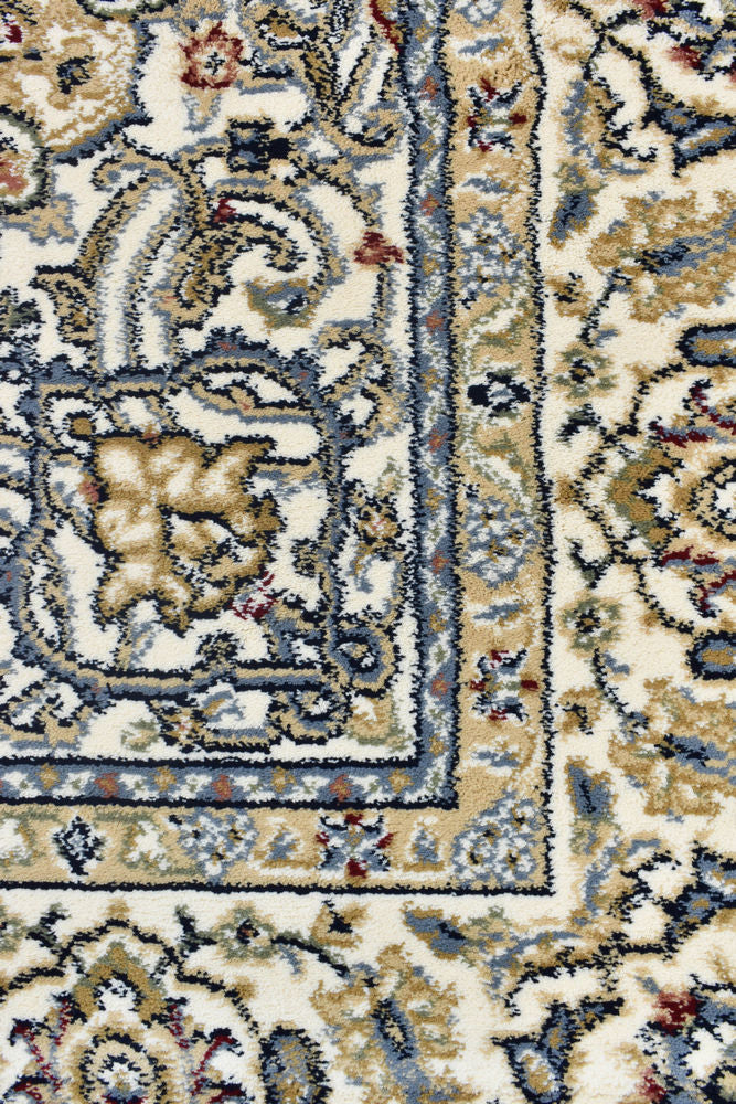 Decora Beige Rug - Turkish-inspired traditional rug from Treasures of Turkey