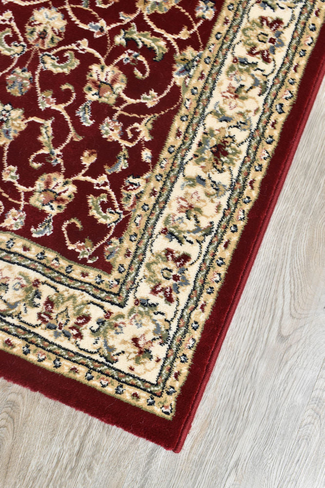 Decora Red Rug - Turkish-inspired traditional rug from Treasures of Turkey