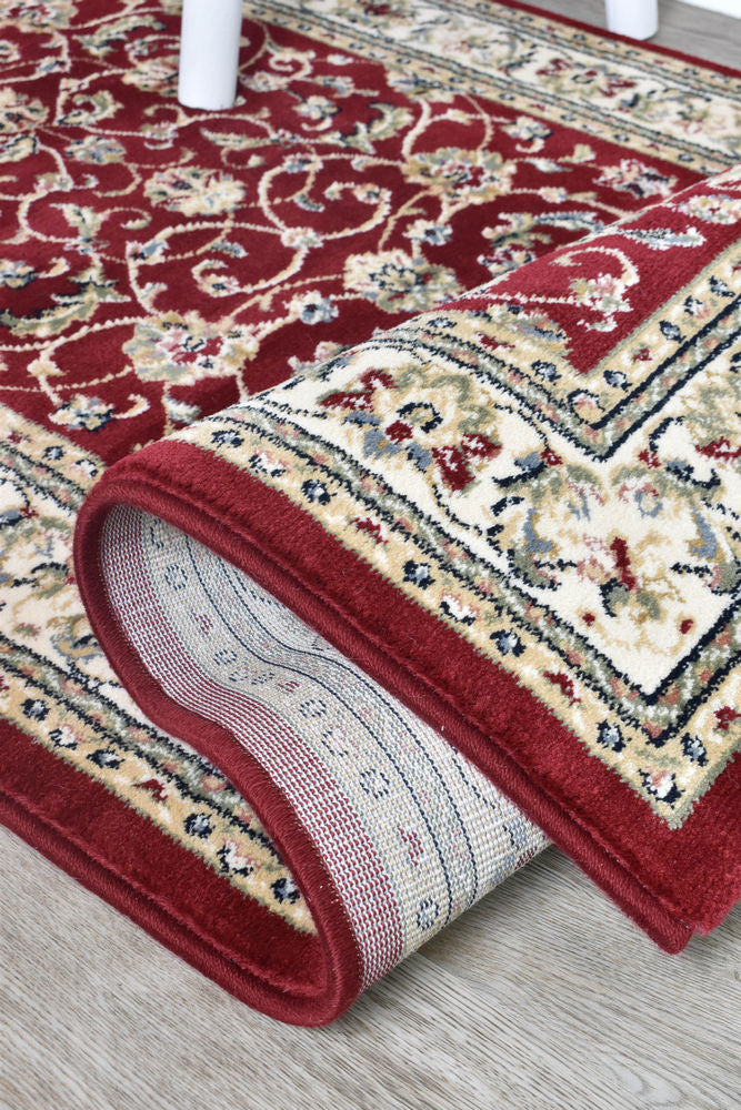 Decora Red Rug - Turkish-inspired traditional rug from Treasures of Turkey