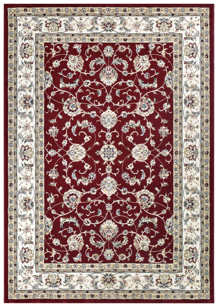 Decora Red Rug - Turkish-inspired traditional rug from Treasures of Turkey