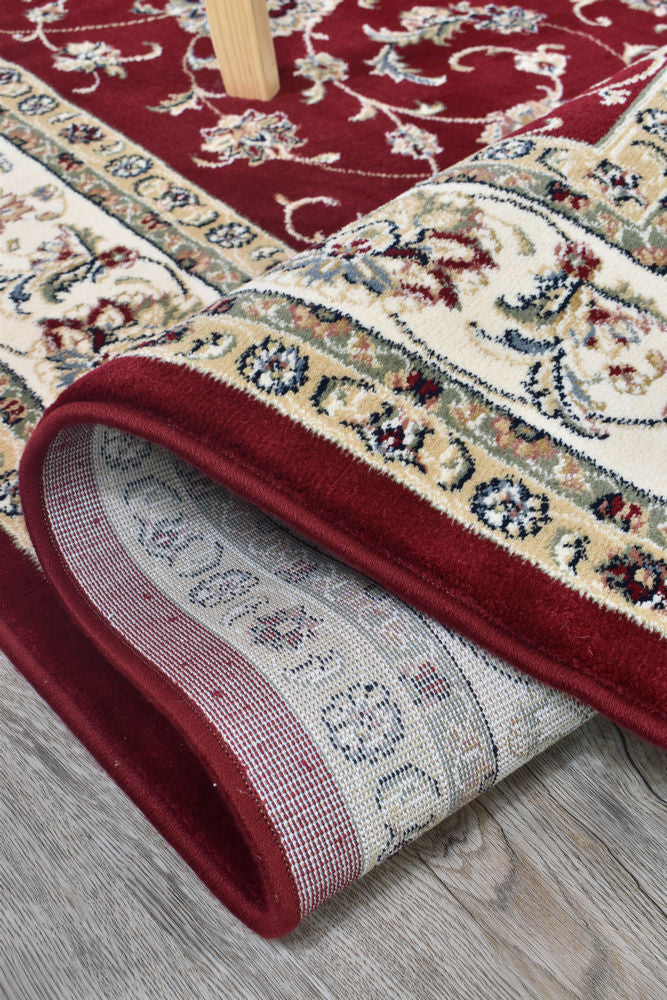 Decora Red Rug - Turkish-inspired traditional rug from Treasures of Turkey
